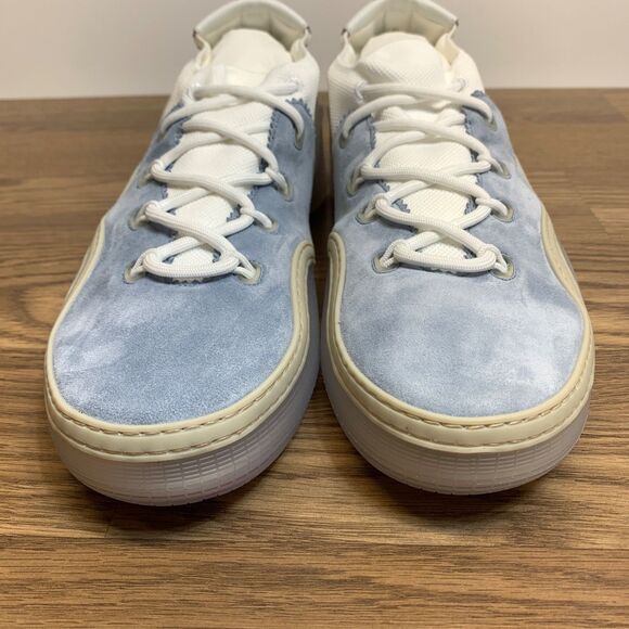 Christian‎ Louboutin CL Studded Arpoador Zinc Blue Suede Sneakers Mens 10 EU 43 main image 10